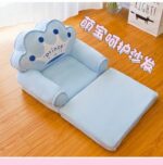 Kids Sofa Seat Cute Design Soft Couches Plush Seat (Light Blue) - Image 3