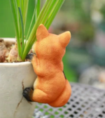 Flowerpot Edge Huggers Garden Decoration Ornaments Fox design - Image 3