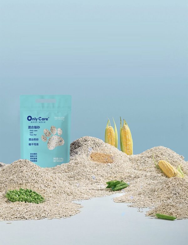 Bentonite Mixed Tofu Cat Litter flushable in toilet 6Lx6 bags - Image 6