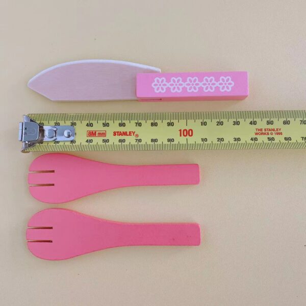 Wooden Decoration Cake Set Pretend Play Kitchen Toy Gift Set - Image 10