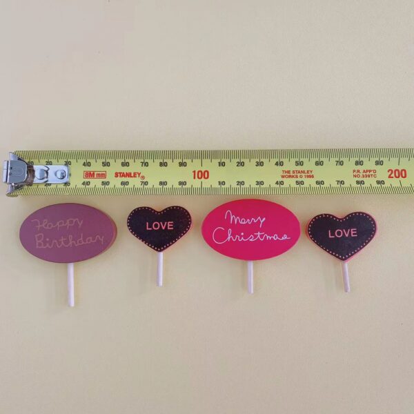 Wooden Decoration Cake Set Pretend Play Kitchen Toy Gift Set - Image 9