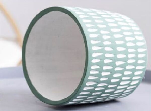 A Pair of cement Flower Pots Set (5907) - Image 8