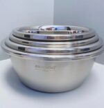 Set of 4 Stainless Steel Mixing Bowls - Image 2