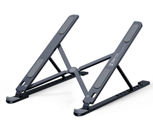 Adjustable Foldable Laptop Stand Desktop Tablet Holder Stand Grey colour - Image 2