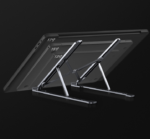 Adjustable Foldable Laptop Stand Desktop Tablet Holder Stand Grey colour - Image 7