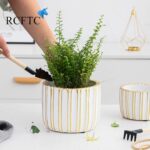 A Pair of cement Flower Pots Set (5927) - Image 6