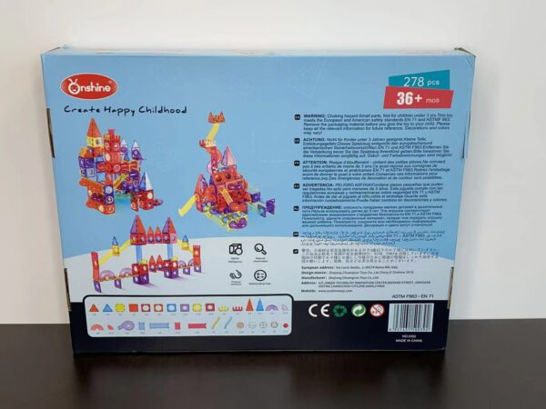 Magnetic Building Blocks Maze Ball Track 278pcs - Image 3
