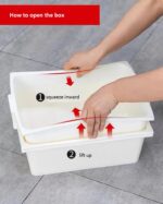 Kids bookshelf 4+2 layers with storage tray - Image 10