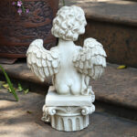 Garden sculpture Angel and Squirrel Garden Ornament (715320HP-3) - Image 2