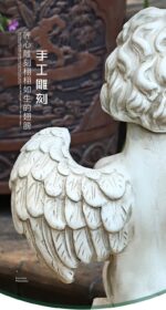 Garden sculpture Angel and Squirrel Garden Ornament (715320HP-3) - Image 6