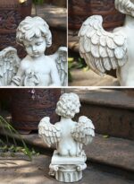 Garden sculpture Angel and Squirrel Garden Ornament (715320HP-3) - Image 4