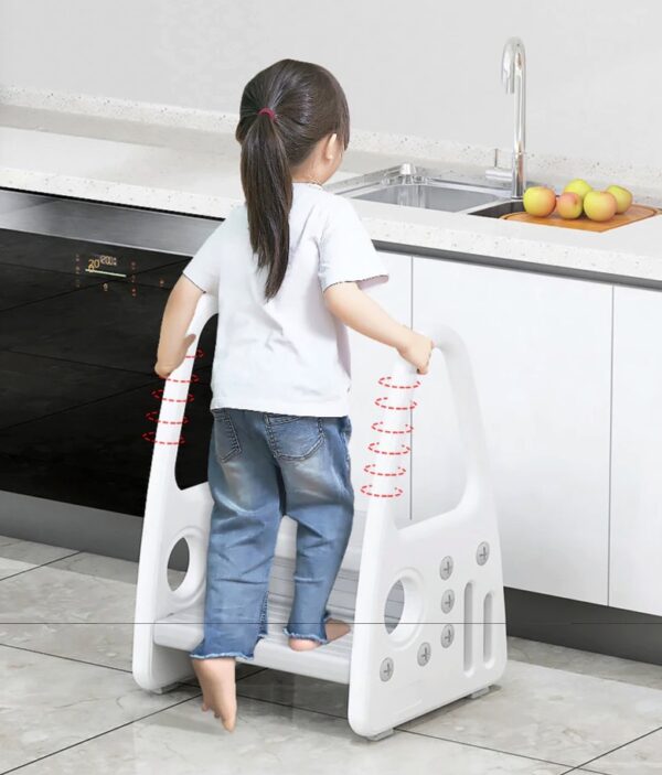 Toddler 2 Step Stool Toilet training - Pink - Image 2