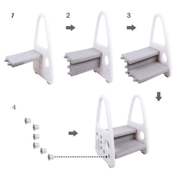 Toddler 2 Step Stool Toilet training - Pink - Image 11