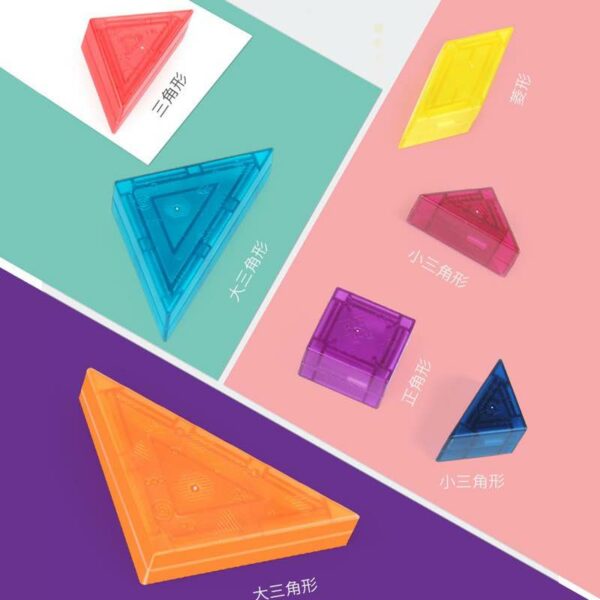 Magnetic Tangram Magnetic Building Blocks - Image 4