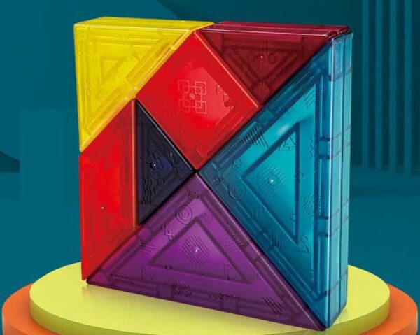 Magnetic Tangram Magnetic Building Blocks - Image 1
