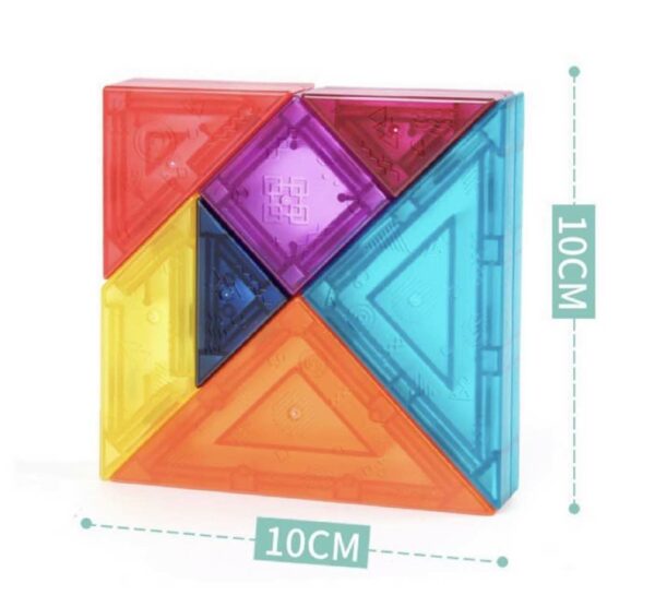 Magnetic Tangram Magnetic Building Blocks - Image 5