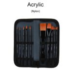 Maries Paint Brush Set 11 Pieces Acrylic Painting Set (Black) - Image 3