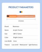 12pcs Acrylic Painter Marker Pen none washable marker - Image 5