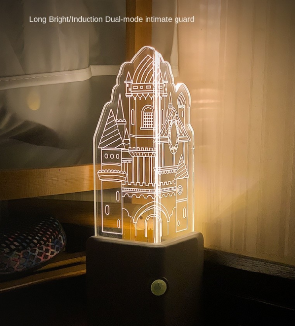 Rechargeable Night Light Magnetic attraction light up wall corner - Image 2