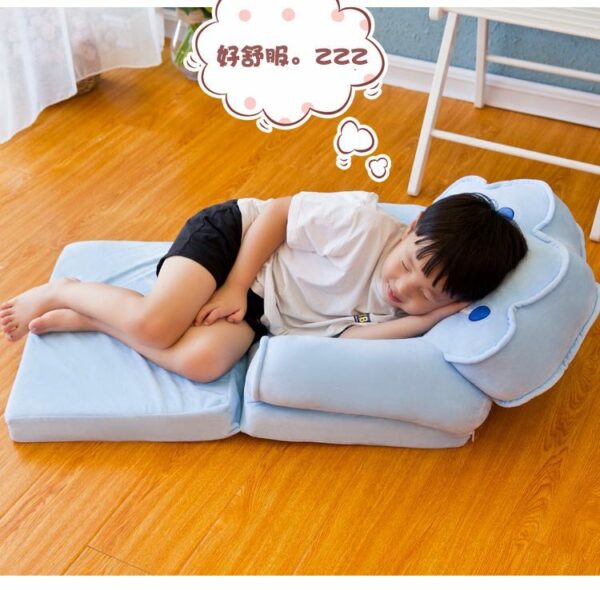 Kids Sofa Seat Cute Design Soft Couches Plush Seat (Light Blue) - Image 2