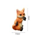 Flowerpot Edge Huggers Garden Decoration Ornaments Fox design - Image 2