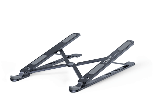 Adjustable Foldable Laptop Stand Desktop Tablet Holder Stand Grey colour - Image 3