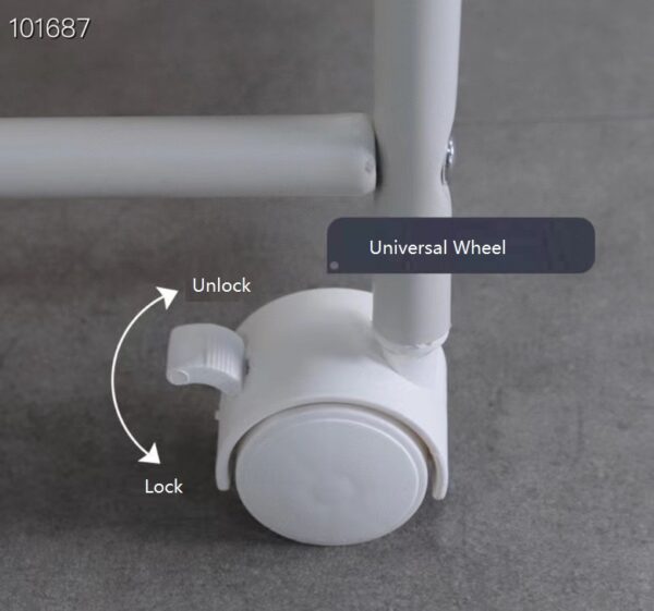toy storage trolley 5 layers with 5 colour trays - Image 5