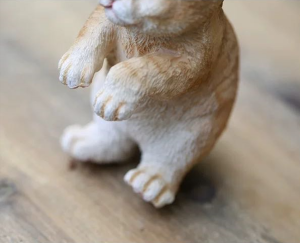 Flowerpot Edge Huggers Garden Decoration Ornaments Orange Cat design - Image 5