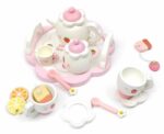 Wooden Teapot Tea Set Pretend Play Kitchen Toy Gift Set 14pcs - Image 8
