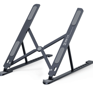Adjustable Foldable Laptop Stand Desktop Tablet Holder Stand Grey colour