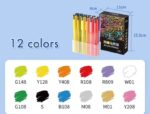 12pcs Acrylic Painter Marker Pen none washable marker - Image 8