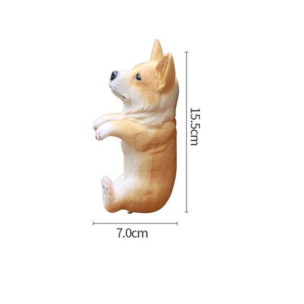 Flowerpot Edge Huggers Garden Decoration Ornaments Dog design - Image 2