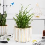 A Pair of cement Flower Pots Set (5927) - Image 8