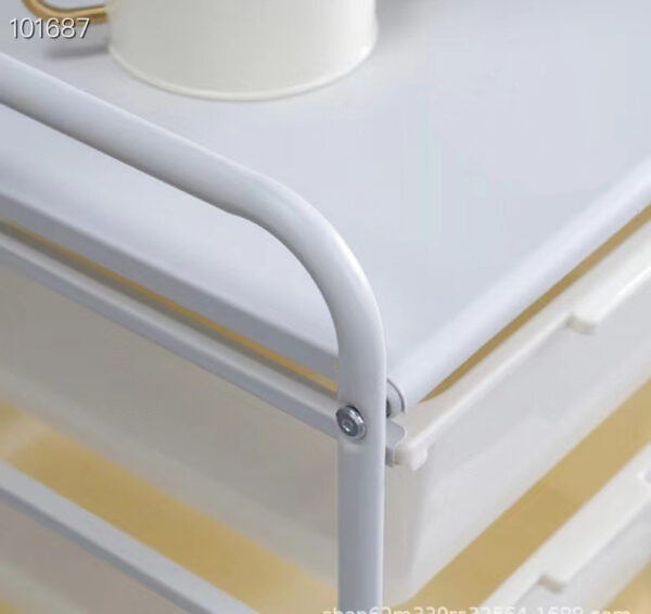 toy storage trolley 5 layers with 5 colour trays - Image 7