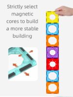 Magnetic Tiles Building Blocks 108PCS - Image 5