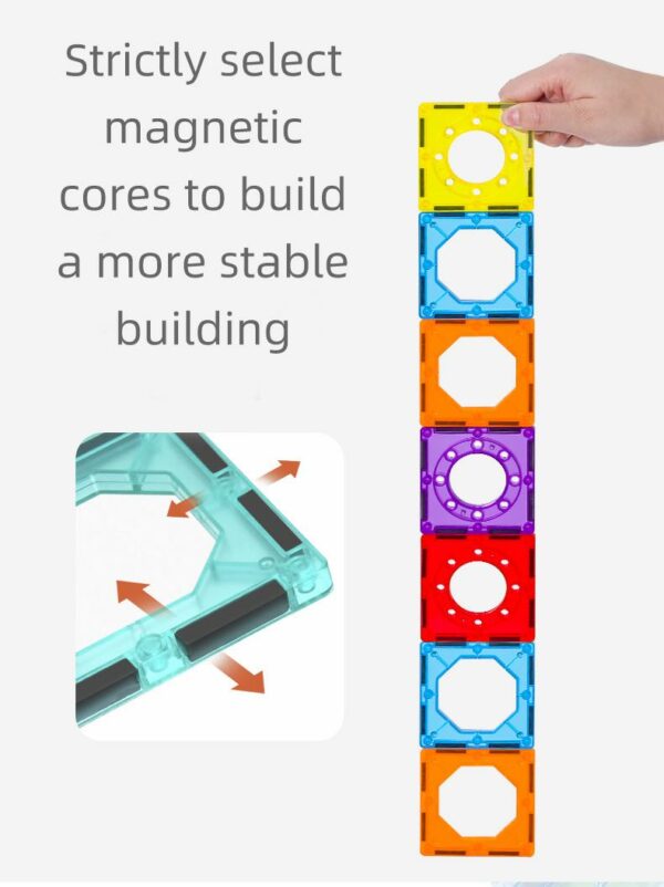 Magnetic Tiles Building Blocks 108PCS - Image 5