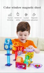 Magnetic Building Blocks Maze Ball Track 278pcs - Image 9
