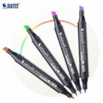 80 Piece Dual Tip Marker Pen Set with Pen holder - Image 4