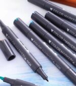 80 Piece Dual Tip Marker Pen Set with Pen holder - Image 5