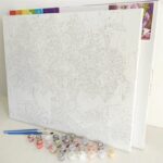 DIY Paint By Numbers Canvas Framed (Flowers) - Image 6
