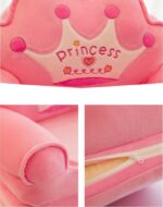 Kids Sofa Seat Cute Design Soft Couches Plush Seat (Pink) - Image 4