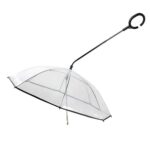 Pet Umbrella Portable Clear Stick Umbrella with Walking Leash - Image 7