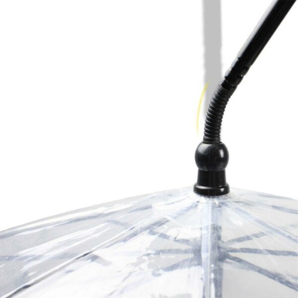 Pet Umbrella Portable Clear Stick Umbrella with Walking Leash - Image 8