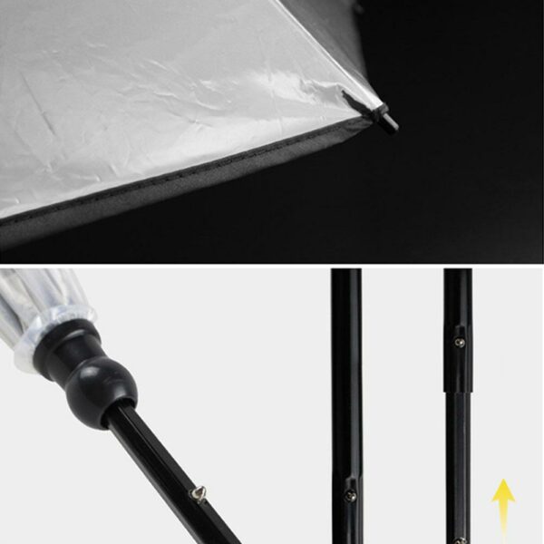 Pet Umbrella Portable Clear Stick Umbrella with Walking Leash - Image 9