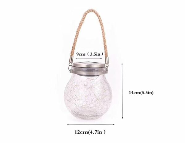 Outdoor Waterproof Fairy Night Light LED Cracked Glass Bottle Garden Tree Light - Image 9