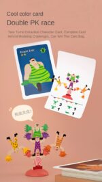 Fingertip Hercules Stack Game Wooden Balance Building Blocks Board Games - Image 14