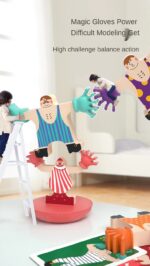 Fingertip Hercules Stack Game Wooden Balance Building Blocks Board Games - Image 5