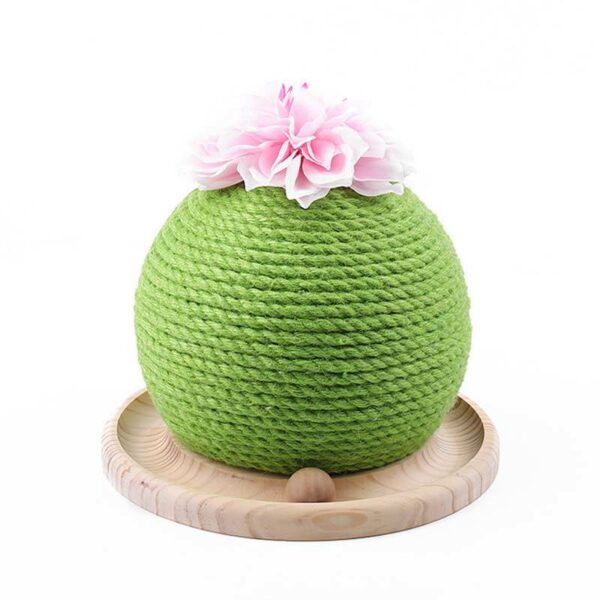 Cat Scratch Post Green Cactus Cat Tree - Image 5
