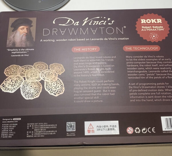 3D Wooden Puzzle Wooden Robot Draw Real Picture SD001 - Image 4