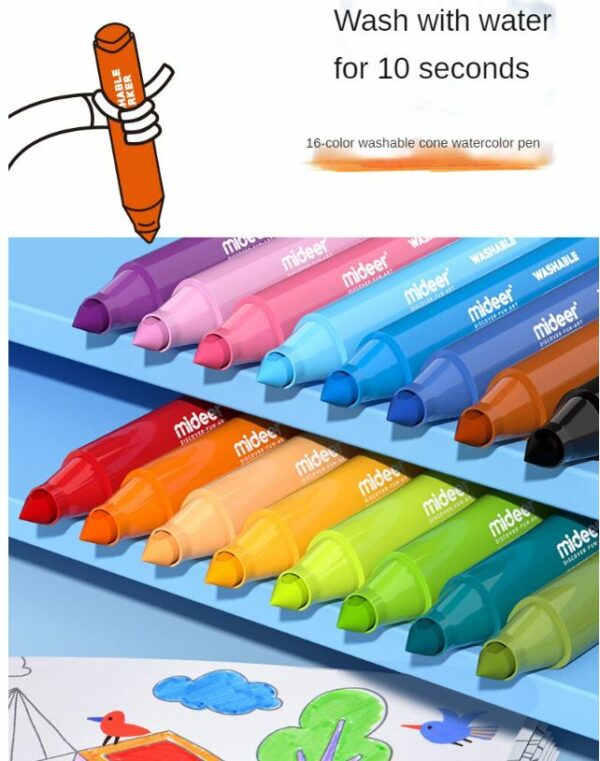 Artist's Box Children Drawing Set Art Painting kit 52pcs - Image 12